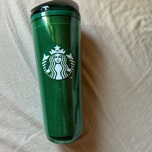 Starbucks Green Apron Tumbler with Stickers